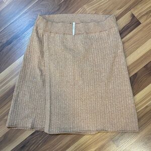 Free People A-Line Tan Skirt